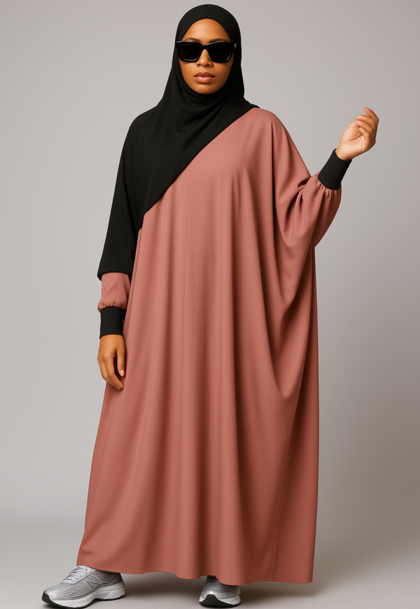 Abaya Narjiss rose blush