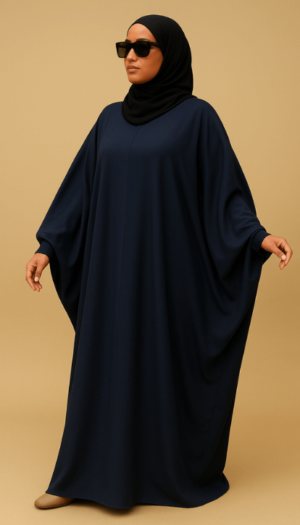 abaya aya bleu