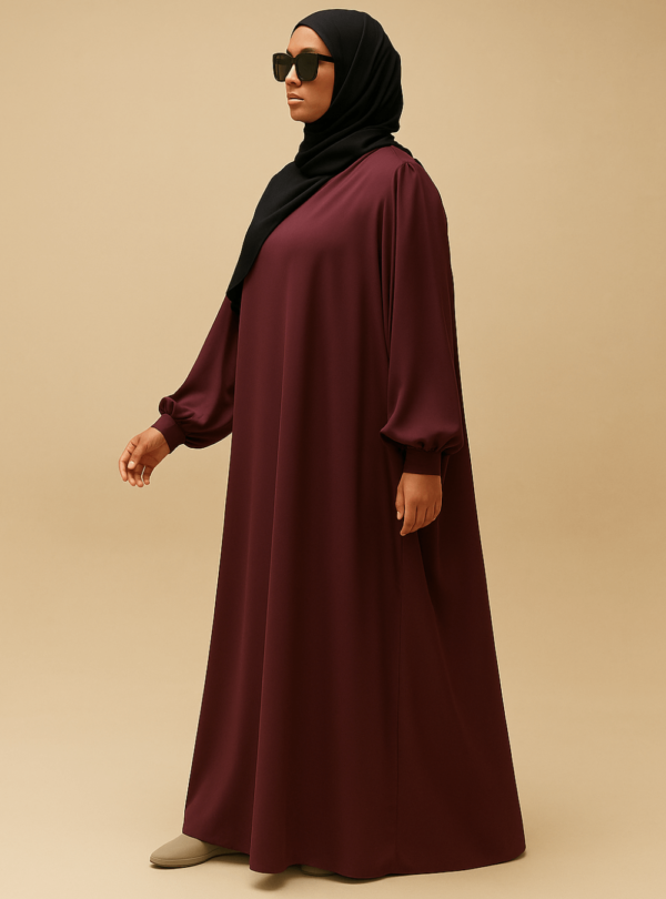 Abaya Aya Bordeaux