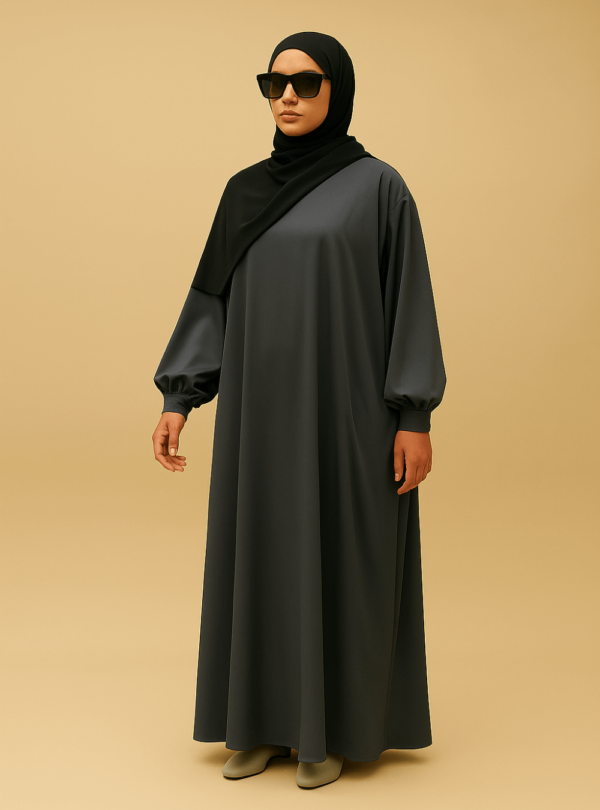abaya aya gris
