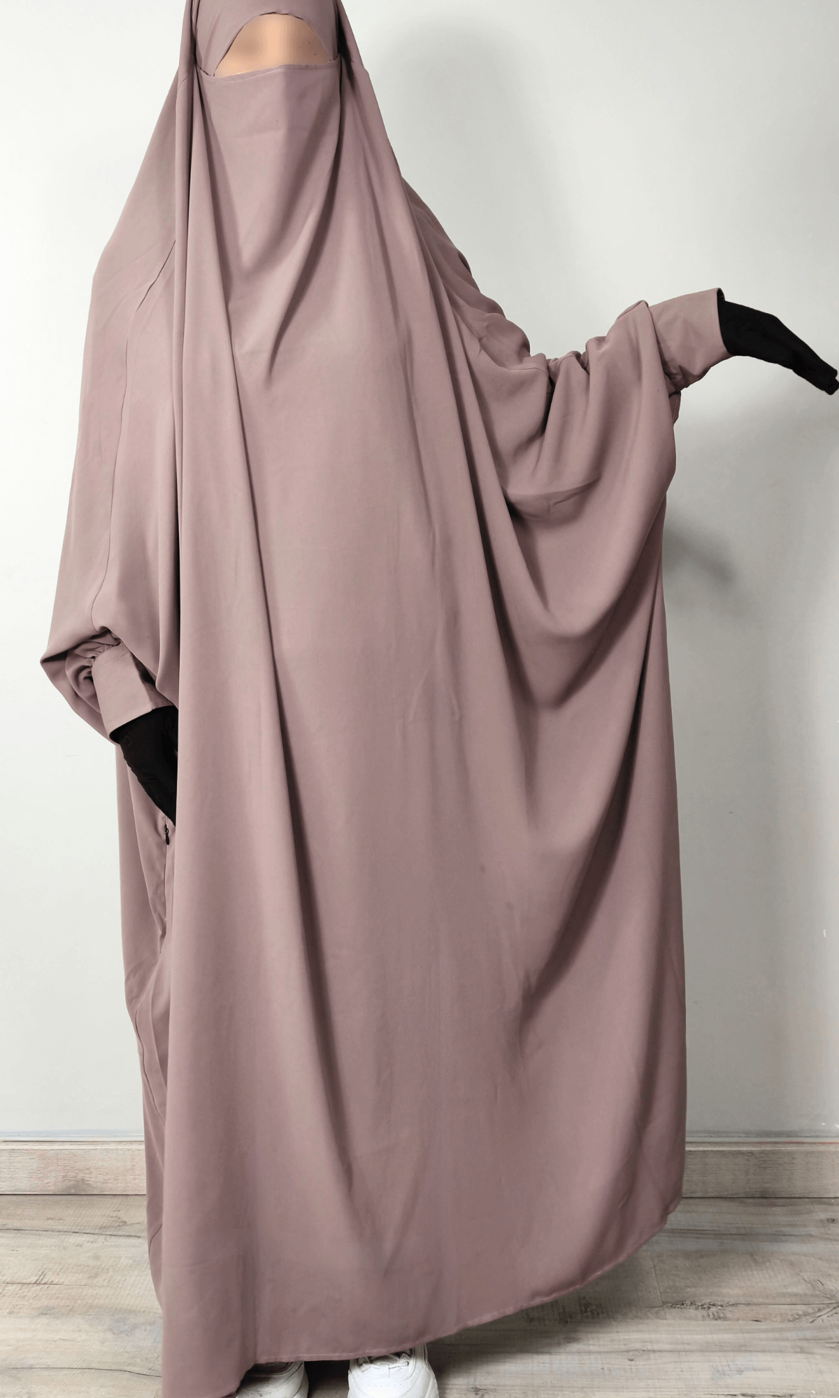 Jilbab 1 pièce Parme