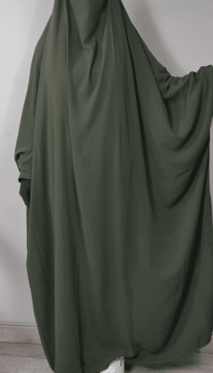Jilbab 1 pièces Kaki