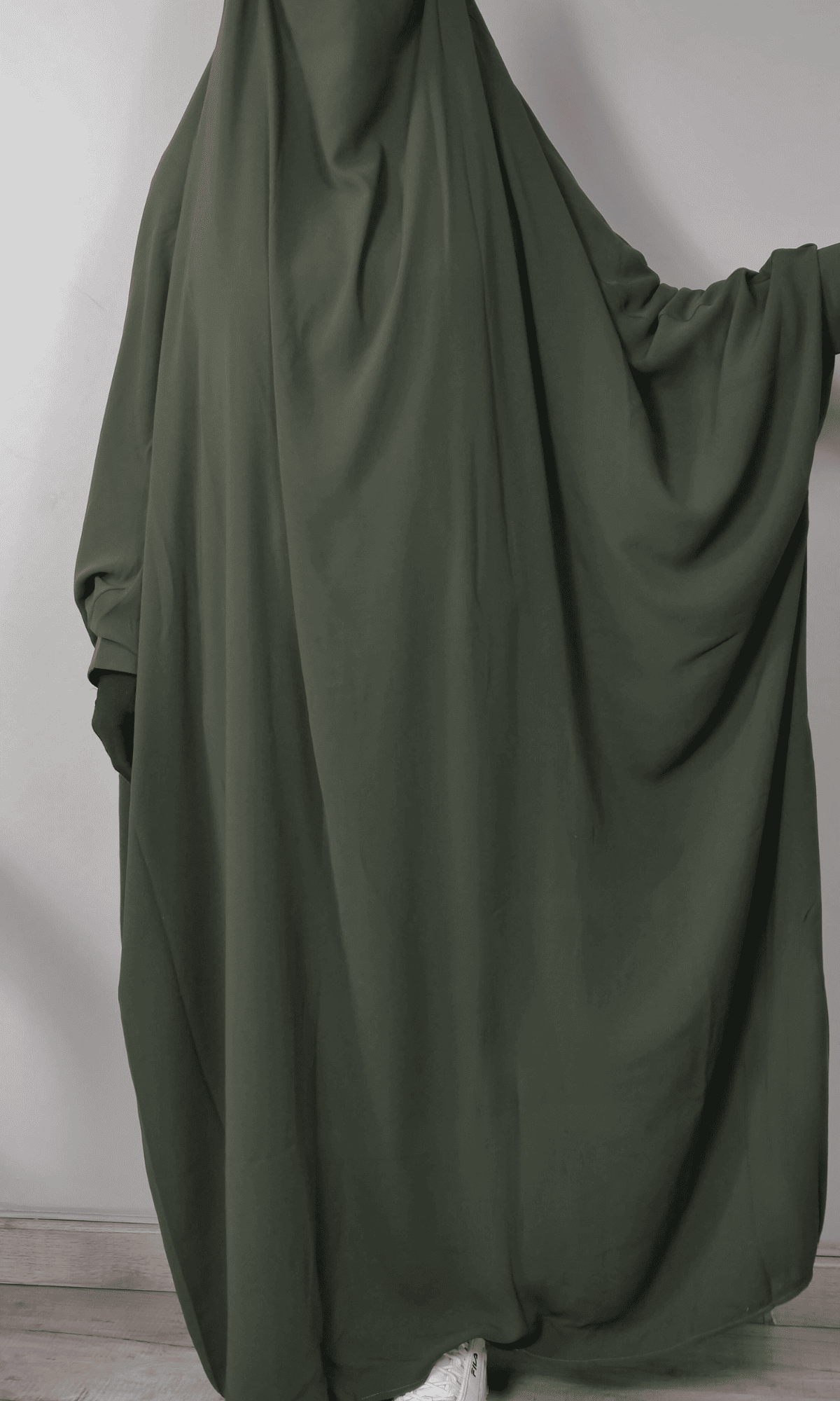 Jilbab 1 pièces Kaki