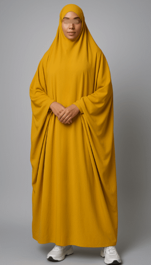 Jilbab 1 pièce Moutarde