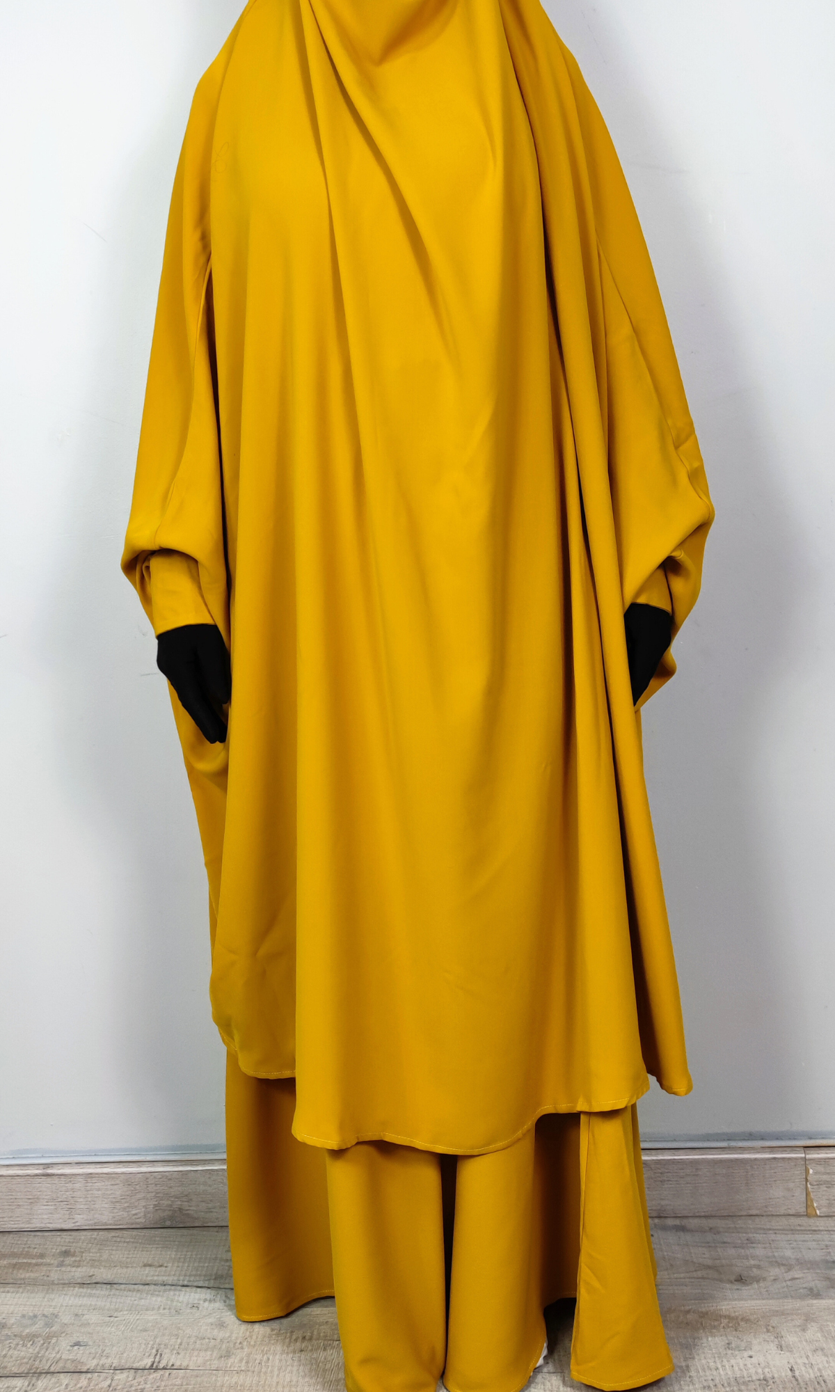Jilbab deux pièces Moutarde