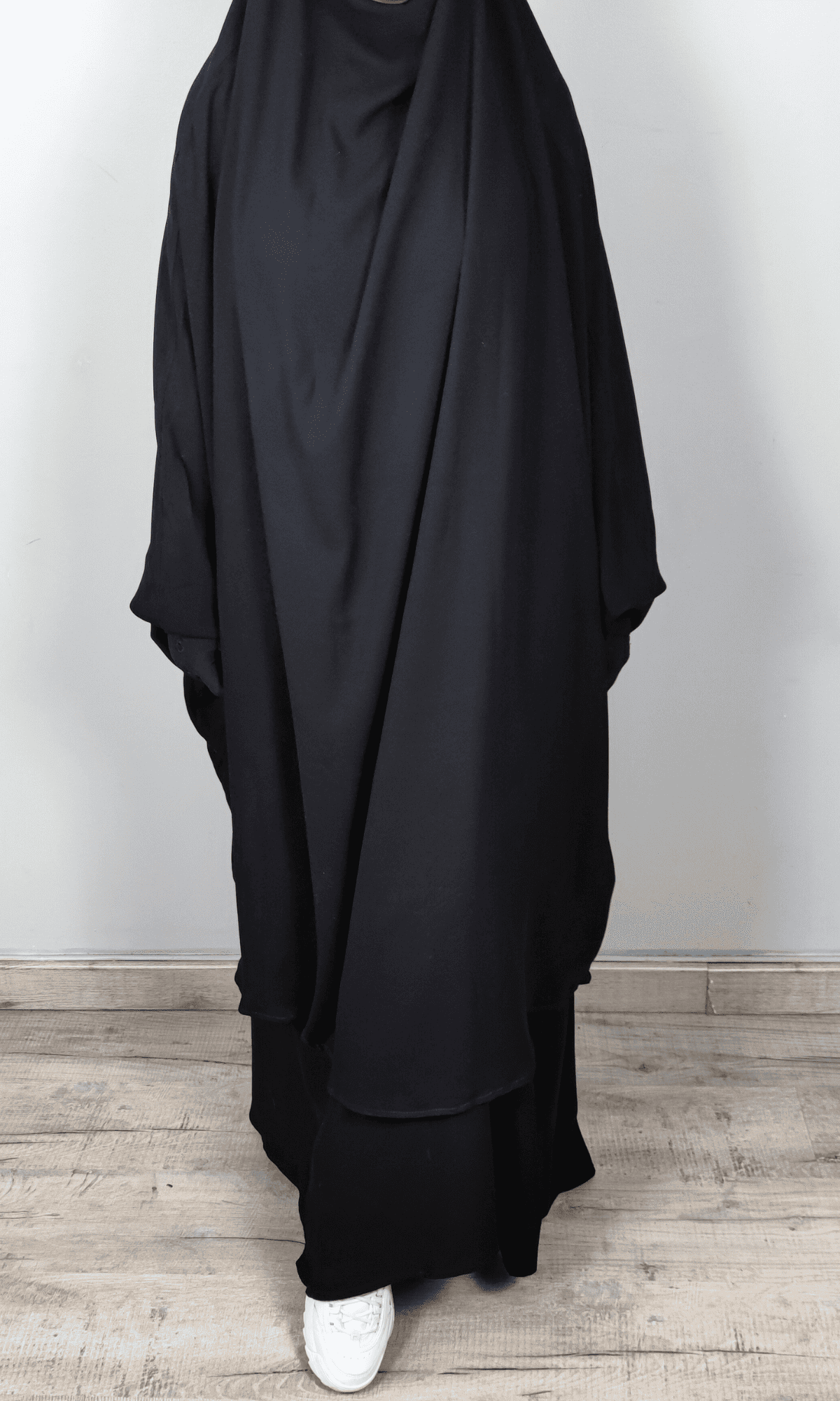 Jilbab deux pièces Noir