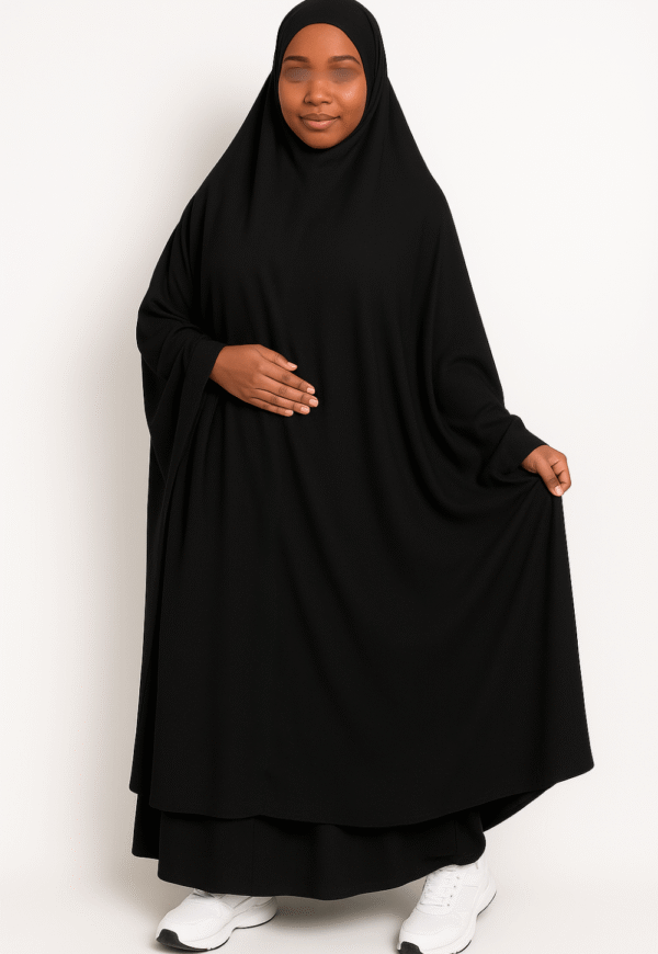 jilbab 2 pièces noir